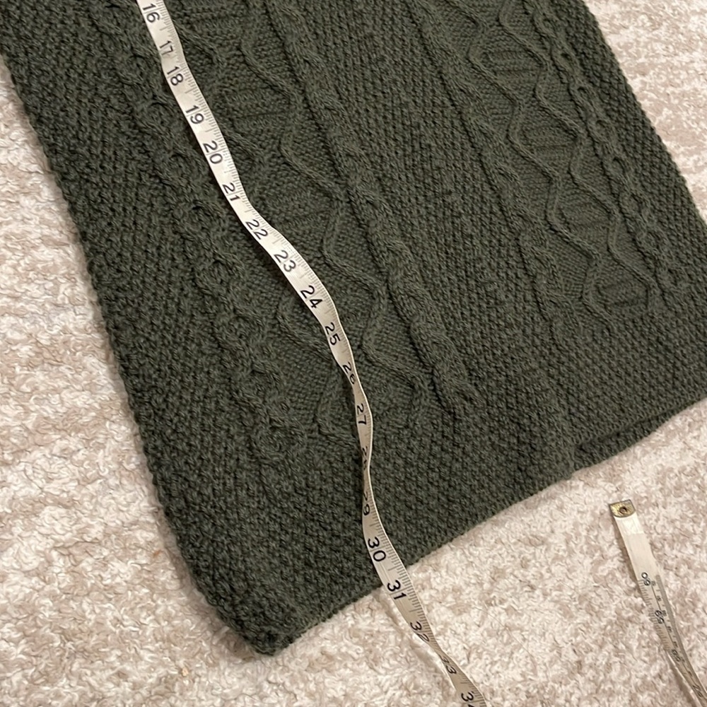 Inis Crafts Cardigan Sweater Green Wool Size Large - Picture 8 of 9